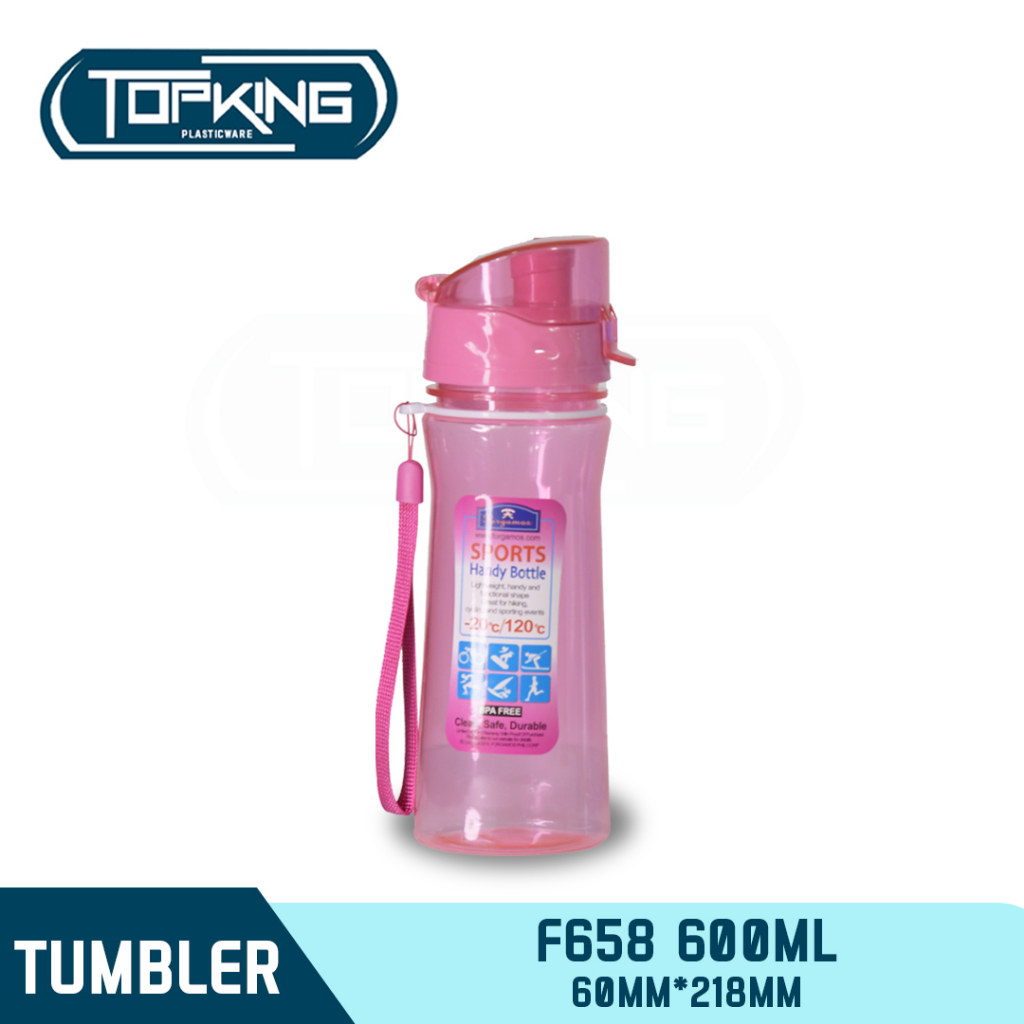 TOPKING NEW 600ml [F658] PORTABLE SPORTS WATER BOTTLE BPA FREE